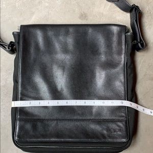 Tumi black Messenger Bag